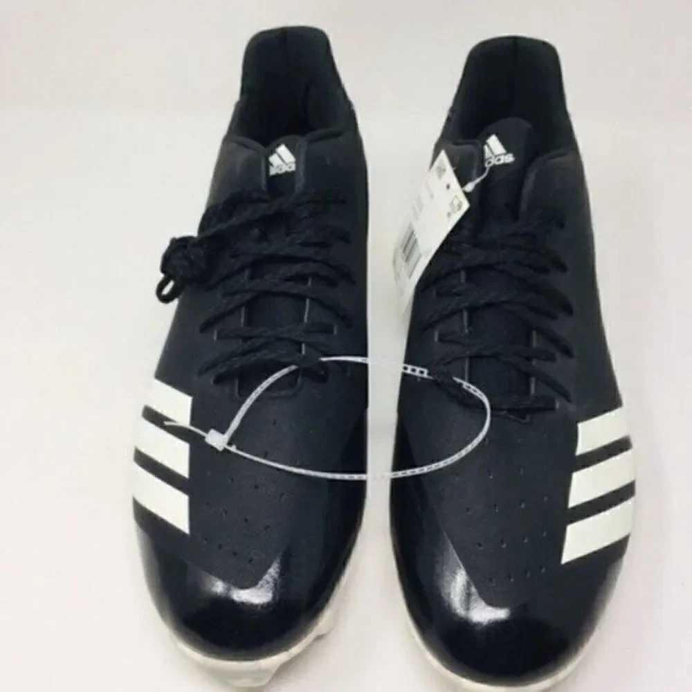 Adidas men’s Icon 4 MD baseball cleats black US16 BoxT